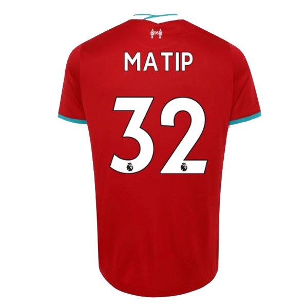 Trikot Liverpool NO.32 Matip Heim 2020-21 Rote Fussballtrikots Günstig
